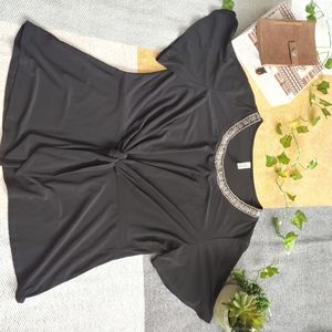 Beaded top with Knot detailing